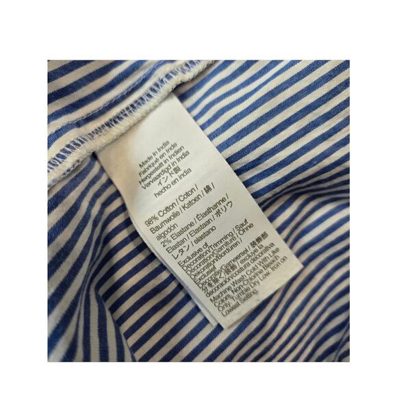 NWT! J. Crew Crewcuts Blue Stripe Bow Back Nautical Dress Girl's Sz 7 - Picture 4 of 4